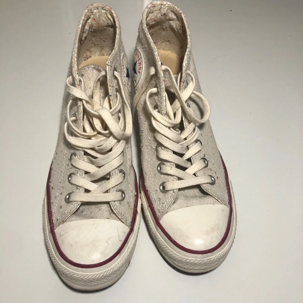 Converse Chuck Taylor All Star Lux Hidden Heel Wedge Twill Knit Canvas Womens 9 - Picture 5 of 12